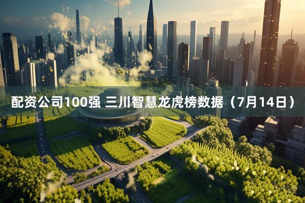 配资公司100强 三川智慧龙虎榜数据（7月14日）